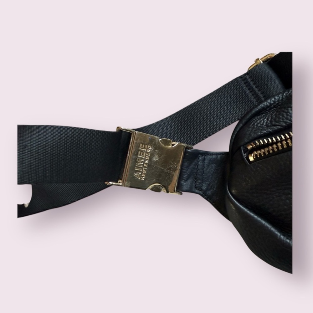 Aimee Kestenberg Black Milan Belt/Bum Bag - Picture 3 of 8